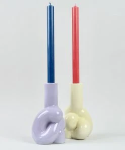 HAY Soft Candleholder - Yellow