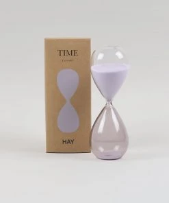 Deals 🔥 HAY Glass Sand Timer - Medium - Lavender ✨ 13 HAY Glass Sand Timer - Medium - Lavender