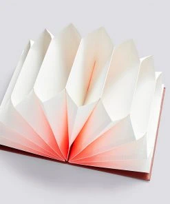 HAY Red White Fan Document Holder Plissé