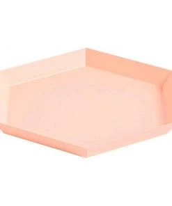 HAY Small Peach Kaleido Tray