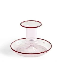 HAY Flare Pink Candleholder