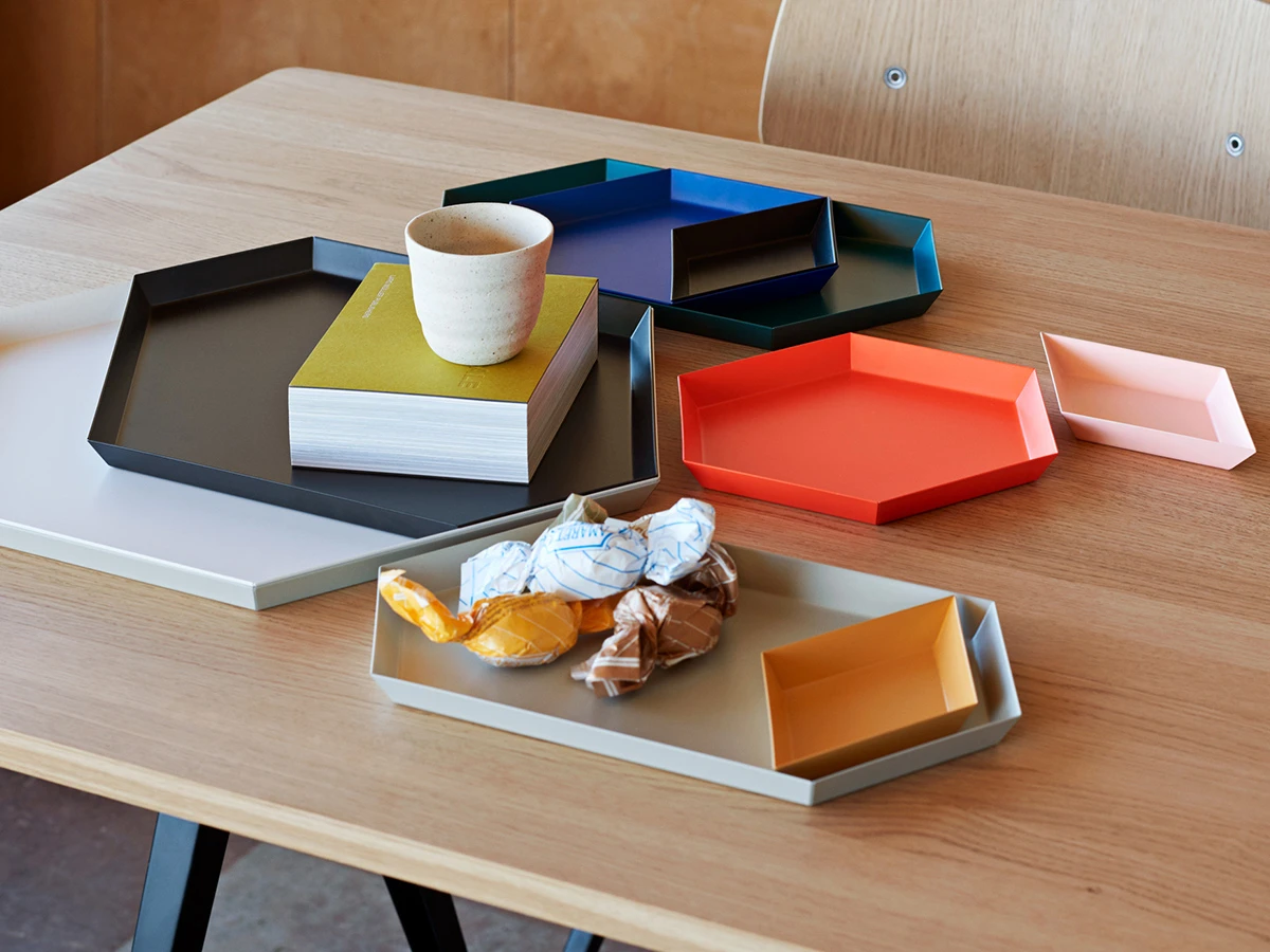 Buy π HAY Small Royal Blue Kaleido Hexagon Tray π 4 HAY Small Royal Blue Kaleido Hexagon Tray