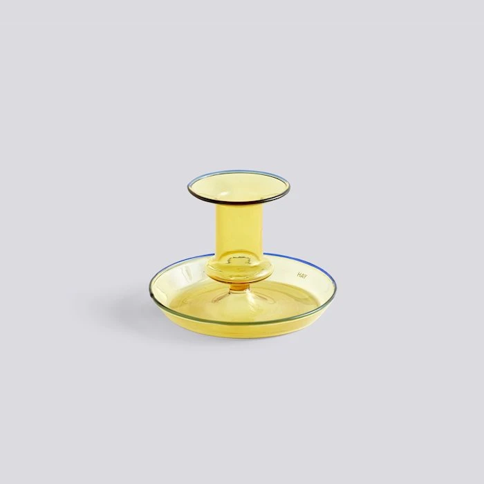 Best reviews of 😍 HAY Flare Yellow Glass Candle Holder 🌟 4 HAY Flare Yellow Glass Candle Holder