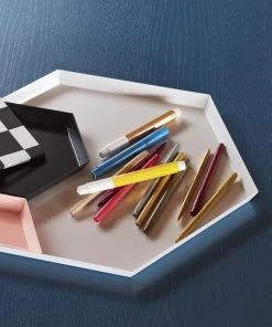 HAY Emerald Green Steel Kaleido S Tray